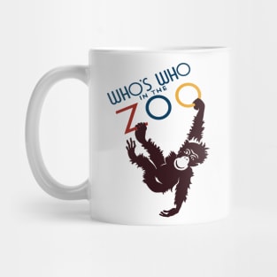 who's who in the zoo - monkey. Mug